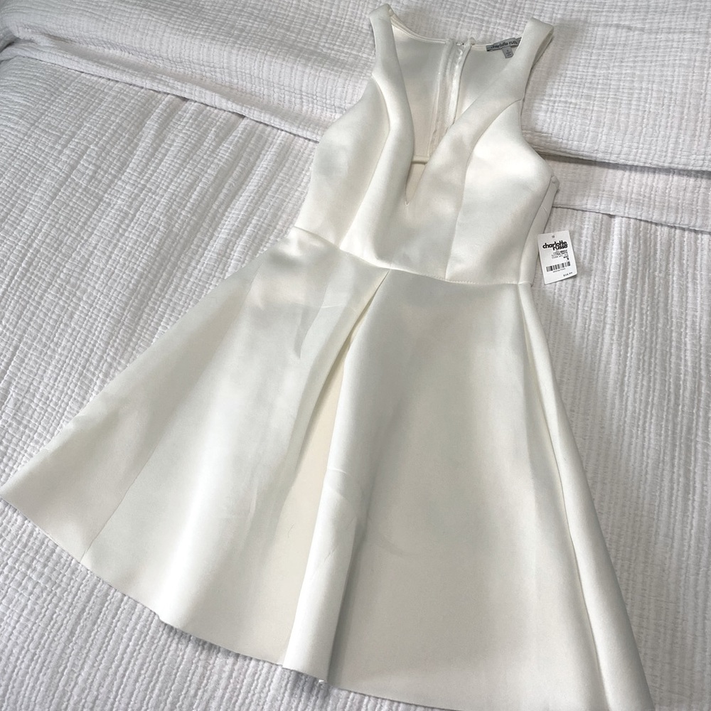 *NWT* Charlotte Russe size S White Dress